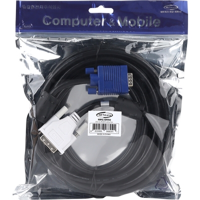 강원전자 넷메이트 DVI-A to RGB 변환 케이블 5m NMC-DR50