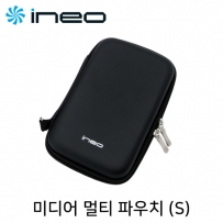 ineo 휴대용 미디어 멀티 파우치(블랙/S) I-NC01