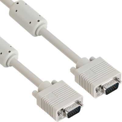 강원전자 넷메이트 RGB 3+6 모니터 케이블 1m (베이지) NMC-R10G