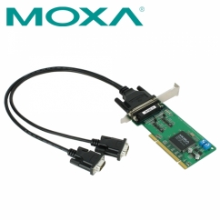 MOXA 2포트 PCI RS422/485 시리얼카드(슬림PC겸용) CP-132UL-DB9M