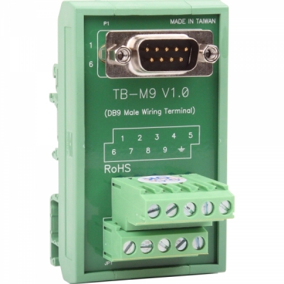 MOXA DB9 Male to 터미널 블록 젠더 TB-M9