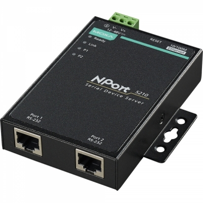 MOXA 2포트 RS232 디바이스 서버 NPort 5210