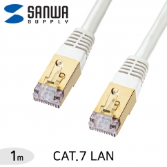 강원전자 산와서플라이 CAT.7 SSTP 다이렉트 케이블 1m KB-T7-01WN