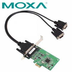 MOXA 2포트 PCI Express RS422/485 시리얼카드(슬림PC겸용) CP-132EL-DB9M