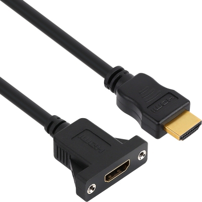 강원전자 넷메이트 HDMI 1.4 연장 판넬형 케이블 1m NMC-HP10