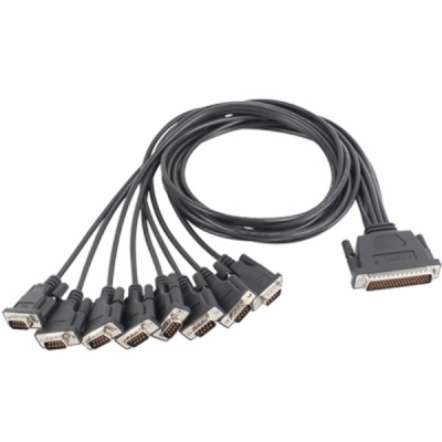 MOXA 8포트 시리얼카드 케이블 1m CBL-M78M9x8-100