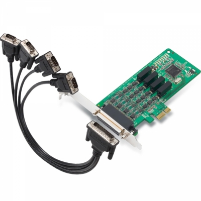 MOXA 4포트 PCI Express RS232/422/485 시리얼카드 CP-114EL-DB9M