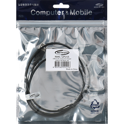 강원전자 넷메이트 USB 전원 케이블 1m (5.5x2.1mm/0.5W/블랙) NMC-UP215