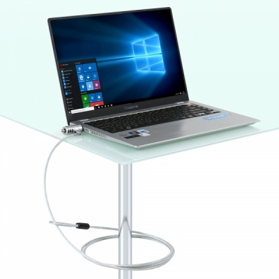 강원전자 넷메이트 노트북 도난방지 USB포트 와이어 잠금장치(키 타입/mm4.5mm/1.8m) NM-SLL05M