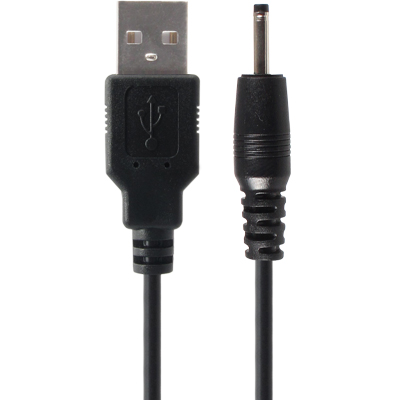 강원전자 넷메이트 NMC-UP074 USB 전원 케이블 1m (2.5x0.7mm/24W/블랙)