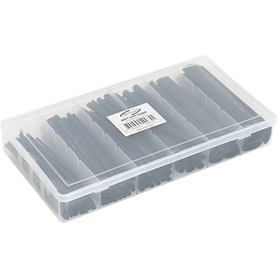 강원전자 넷메이트 열 수축튜브 세트 (블랙/100EA) NMT-CHT100BK