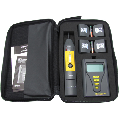 Hobbes 256850PK NETmapper Pro LAN 테스터기 + 케이블 트레이서