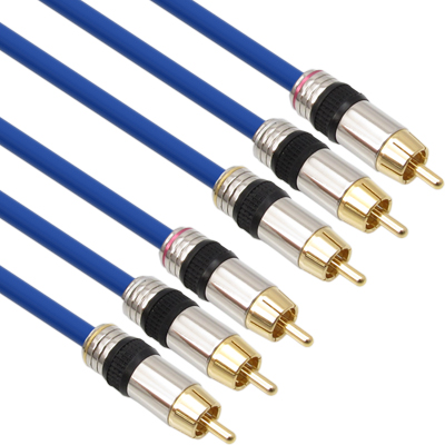 강원전자 넷메이트 RCA 3선 케이블(6mm) 5m NMA-3R050S