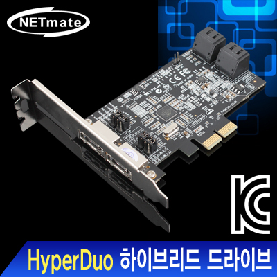 강원전자 넷메이트 HyperDuo SATA3 PCI Express 카드(Marvell)(슬림PC겸용) A-520