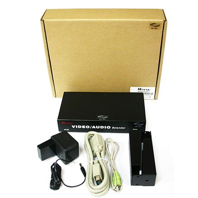 강원전자 넷메이트 1:5 VGA/AUDIO 익스텐더 AV-E4