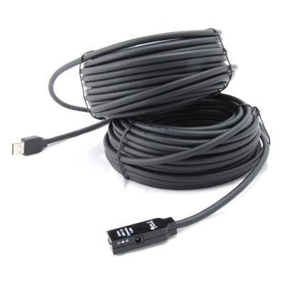 강원전자 넷메이트 USB2.0 리피터 50m (전원 아답터 포함) CBL-203D-50M