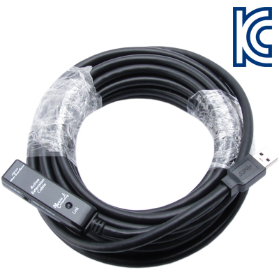 강원전자 넷메이트 USB3.0 리피터 10m (전원 아답터 포함) CBL-302-10M