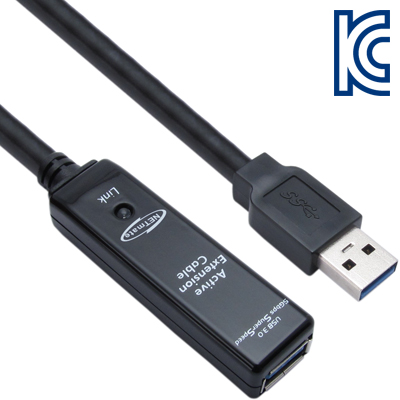 강원전자 넷메이트 USB3.0 리피터 5m (전원 아답터 포함) CBL-302-5M