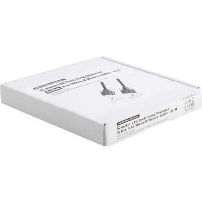 강원전자 넷메이트 CBL-D302MBSS-10M USB3.0 AM(Lock)-MicroB(Lock) 리피터 10m