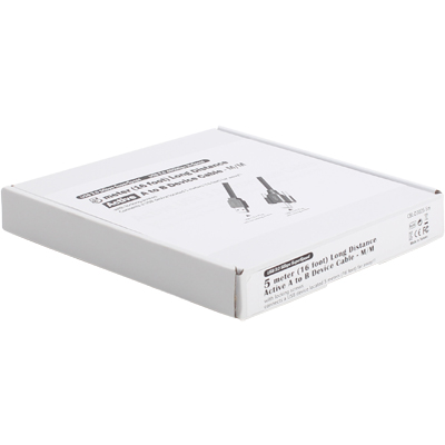 강원전자 넷메이트 USB3.0 AM-BM(Lock) 리피터 5m CBL-D302S-5M