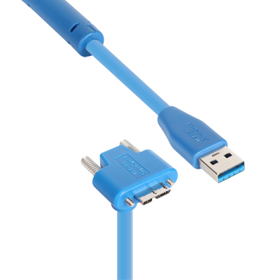 강원전자 넷메이트 CBL-HFD302MBS-5mDA USB3.0 High-Flex AM-MicroB(아래쪽 꺾임) 리피터 5m