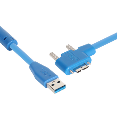 강원전자 넷메이트 CBL-HFD302MBS-10mLA USB3.0 High-Flex AM-MicroB(왼쪽 꺾임) 리피터 10m