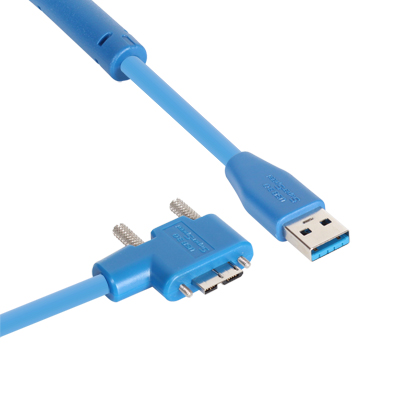 강원전자 넷메이트 CBL-HFD302MBS-15mRA USB3.0 High-Flex AM-MicroB(오른쪽 꺾임) 리피터 15m