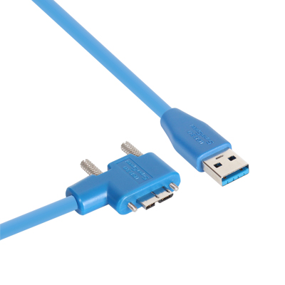 강원전자 넷메이트 USB3.0 High-Flex AM-MicroB(오른쪽 꺾임) 케이블 2m CBL-HFPD302MBS-2mRA