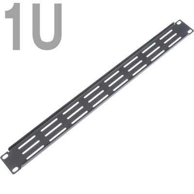강원전자 넷메이트 허브랙 통풍식 블랭크 판넬(1U/블랙) CYPV-1U(Black)
