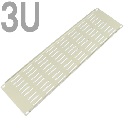 강원전자 넷메이트 허브랙 통풍식 블랭크 판넬(3U/아이보리) CYPV-3U(Ivory)