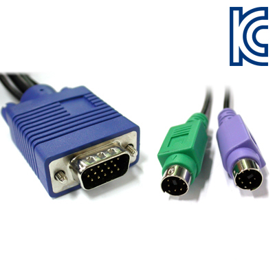 강원전자 넷메이트 DGP-01 CAT5 KVM 스위치 PS/2 Dongle
