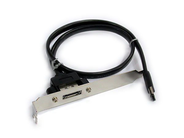 강원전자 넷메이트 ESATA-ESATA(브라켓) 케이블 0.5m NMB-ESATA B1