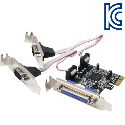 강원전자 넷메이트 I-294 시리얼/패러럴 PCI Express COMBO 카드 New (MOS)(슬림PC겸용)