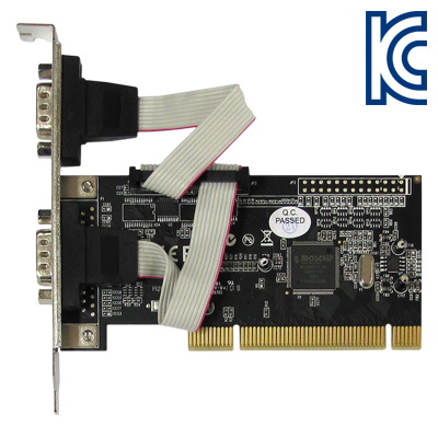 강원전자 넷메이트 2포트 PCI 시리얼카드(MOS)(슬림PC겸용) I-390