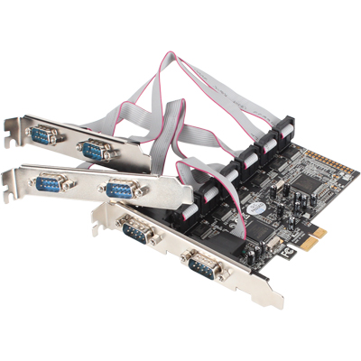 강원전자 넷메이트 6포트 PCI Express 시리얼카드(MOS) I-472