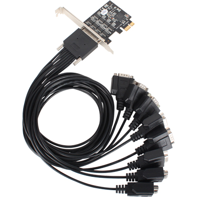 강원전자 넷메이트 8포트 PCI Express 시리얼카드(EXAR) I-530
