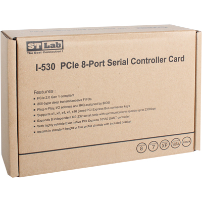 강원전자 넷메이트 8포트 PCI Express 시리얼카드(EXAR) I-530