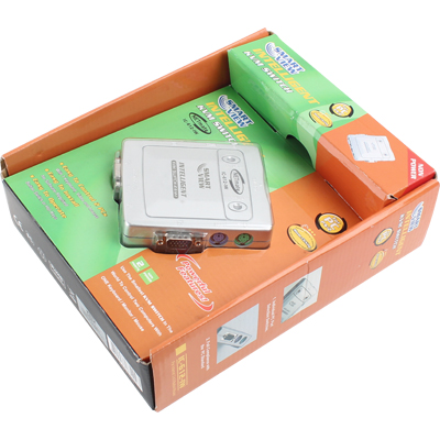 강원전자 넷메이트 IC-612-IW RGB KVM 2:1 스위치(PS/2, SOHO용, KVM 케이블 포함)