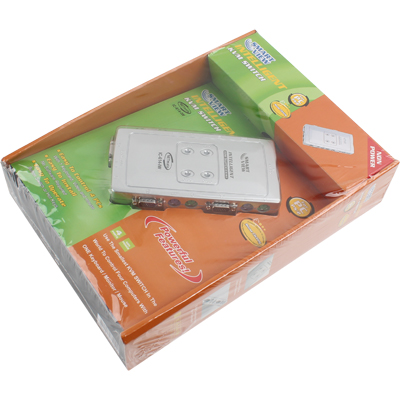 강원전자 넷메이트 IC-614-IW RGB KVM 4:1 스위치(PS/2, SOHO용, KVM 케이블 포함)