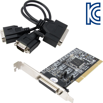 강원전자 넷메이트 2포트 PCI RS422/485 시리얼카드(Oxford)(슬림PC겸용) IP-100