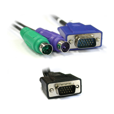 강원전자 넷메이트 KVM 3-in-1 케이블 3m (RGB) 3L-12030C