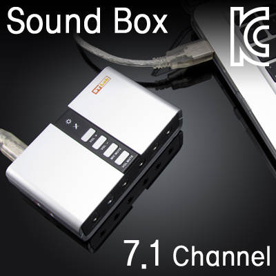 강원전자 넷메이트 7.1채널 USB2.0 사운드 박스(S/PDIF 지원) M-330