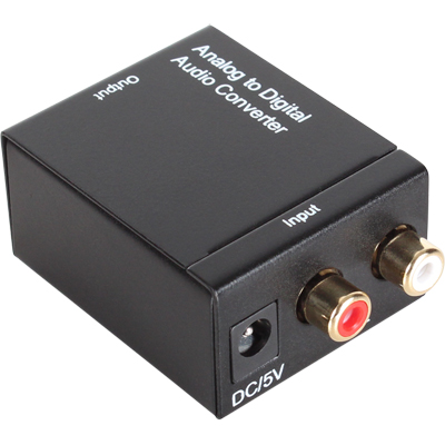 강원전자 넷메이트 아날로그 to 디지털 오디오 컨버터[RCA to Toslink(광) + Coaxial(동축)] NM-ACT02