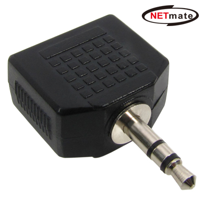 강원전자 넷메이트 NM-AG06 3.5M/3.5Fx2 스테레오 Y형 젠더