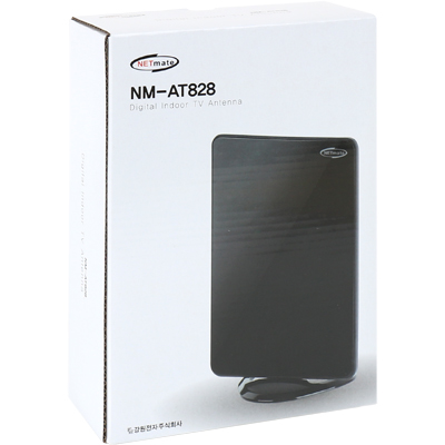 강원전자 넷메이트 NM-AT828 디지털 TV 실내 수신 안테나(30dB/유·무전원)