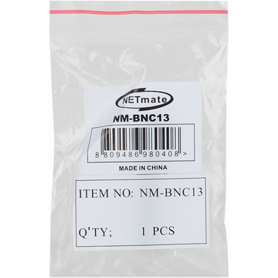 강원전자 넷메이트 BNC 4C 커넥터 부트/부싱(6.5mm/블랙/낱개) NM-BNC13