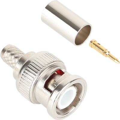 강원전자 넷메이트 BNC 4C 압착 커넥터(50ohm/낱개) NM-BNC23