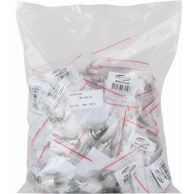 강원전자 넷메이트 N형 3C 압착 커넥터(50ohm/100개) NM-BNC32(100개)