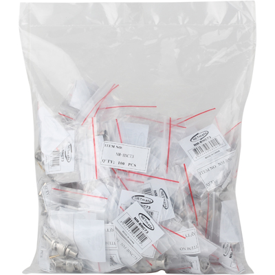 강원전자 넷메이트 BNC 4C 압착 커넥터(75ohm/100개) NM-BNC73(100개)