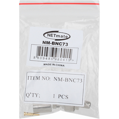 강원전자 넷메이트 BNC 4C 압착 커넥터(75ohm/낱개) NM-BNC73
